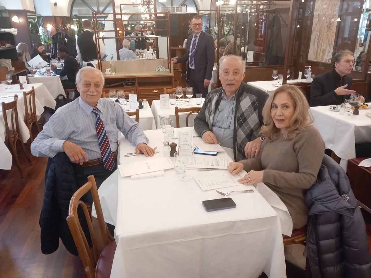 Safwan Lunch Invitation at Cafe Du Centre-Geneva